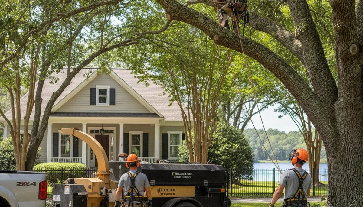 Wilmington, NC tree service team providing safe tree removal and trimming for homes and businesses